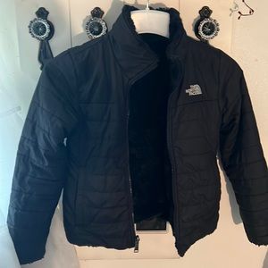 Girls sz 7-8 northface reversible coat zipper will need replaced!!!